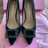 👠🖤 Elegante Alma en Pena High Heels – Echtleder – Gr. 37