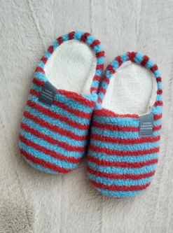 💜 Hausschuhe/Pantoffeln Scandi gedtreift 💜