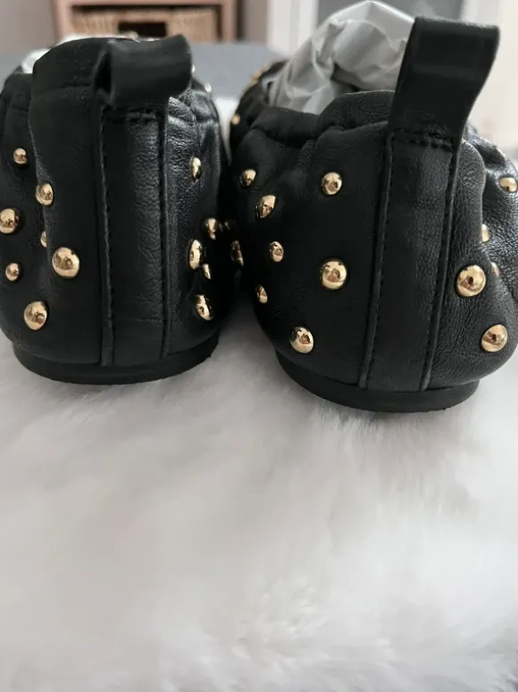 🩶 H&M Nieten Ballerina 42 1/2 neuwertig