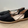 🖤 Hochwertige Paul Green Espadrilles in Schwarz mit Schnürung & Super Soft Innensohle, Größe 39