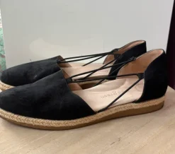🖤 Hochwertige Paul Green Espadrilles in Schwarz mit Schnürung & Super Soft Innensohle, Größe 39
