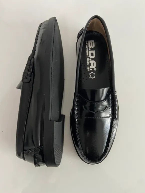 🖤 Klassische Loafer B.D.A Echtleder Gr. 39