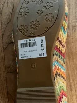 1 paar multicolor ballerina’s