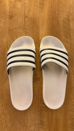 Adidas Adiletten weiß 10