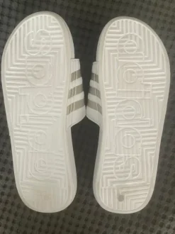 Adidas Badeschlappen weiss 46