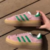 Adidas gazelle bold 37 1/3 roze groen