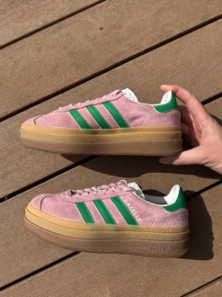 Adidas gazelle bold 37 1/3 roze groen