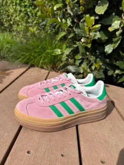 Adidas gazelle bold 37 1/3 roze groen