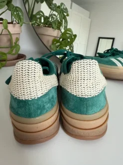 adidas Gazelle Bold – Grün/Weiß - Sehr gut!