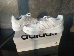 Adidas hoops 3.0 K, Sneaker, Sportschuhe, weiß, Gr.36