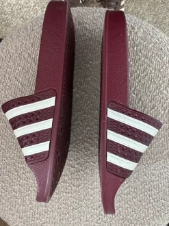 Adidas Originals Adiletten shadow red Bordeaux Burgundy