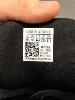 Adidas Response Running Shoes in Core Black and Cloud White