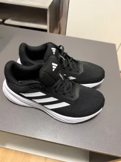 Adidas Response Running Shoes in Core Black and Cloud White