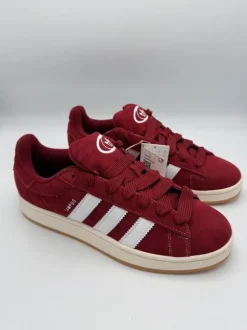 Adidas Originals | Campus 00s | Sneakers | Bordeaux rood/Wit/Gum sole | Maat 46 EU
