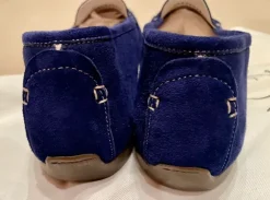 AGL Loafer Moccasins tinntenblau Suede 40 wie neu