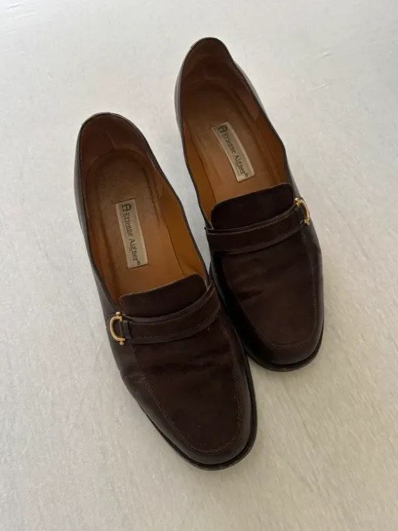 Aigner - braune Leder Loafer