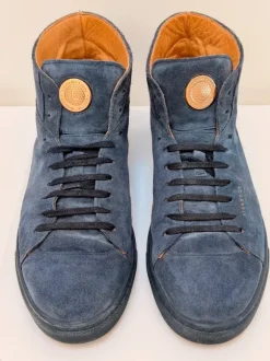 AlexanderLaude Leder-Sneaker Blue Ocean, Blau, Gr. 45