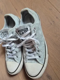 All stars - blauw met een glitter maat 40