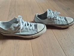All stars - blauw met een glitter maat 40