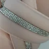 Altrosa Slipper mit Strasssteinen, Größe 38 Der Marke Juliet