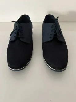 AM Shoe Business-Schnürer Dunkelblau Gr. 44 - WIE NEU