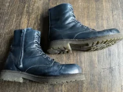 Another Schnür Boots Stiefeletten blau Gr. 39
