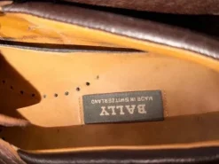 Authentic Bally of Switzerland boat loafers.