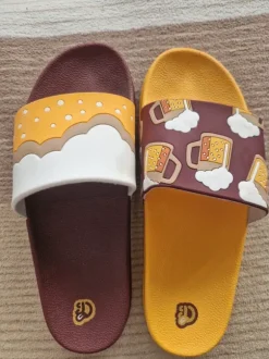 Badelatschen - Biermotiv