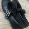 Balerina flats met punt en gesp