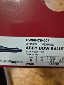 Ballerina schwarz Hush Puppied