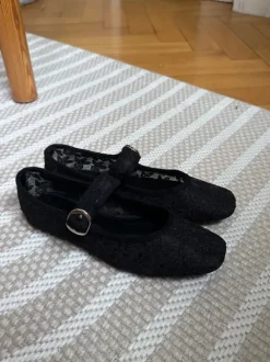 Ballerinas mit riemchen spitze süß elegant flach