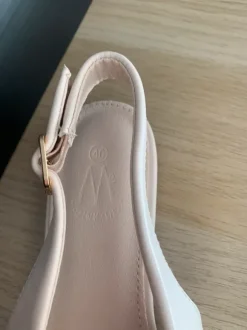 Ballerine/ mules crème