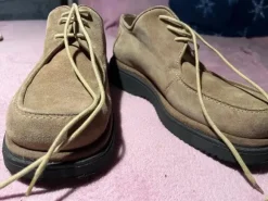 Base London Vintage 90s Suede Derby – Chunky – Made in Italy – Gr. 43 fällt wie 44 – Ungetragen