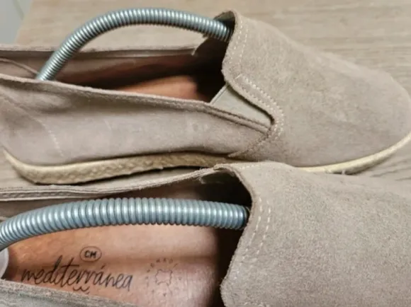 Beige / Grey espadrilles size 44