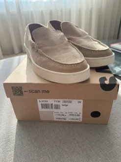 Beige loafers maat 39