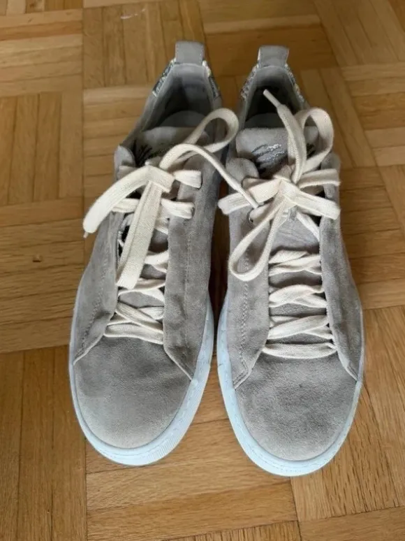 beige luxury Sneaker Paul green super soft