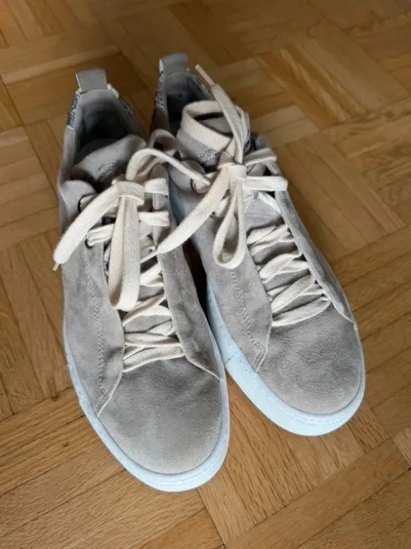 beige luxury Sneaker Paul green super soft