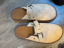 Beige Pantoletten