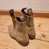 Beige Stiefeletten Wildleder 36/37