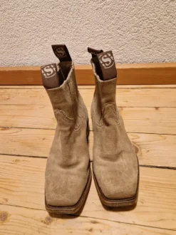Beige Stiefeletten Wildleder 36/37