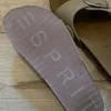 Beige/Graue Esprit Kork Sandalen