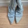 Bershka- denim - lichtblauw - cowboylaarzen / slouchy boots - maat 40
