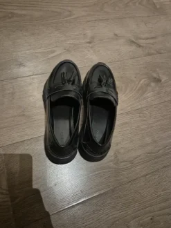 Bershka Black Chunky Sole Tassel Loafers