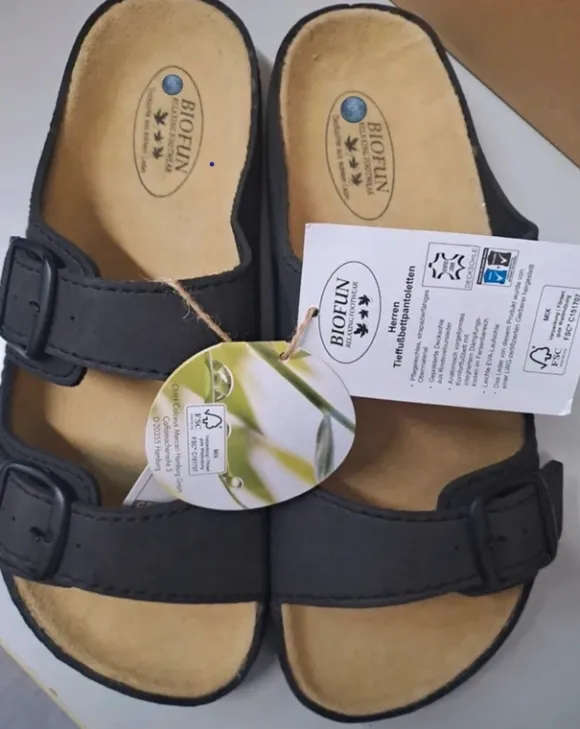 Biofun Herren Tieffuß-Pantoletten