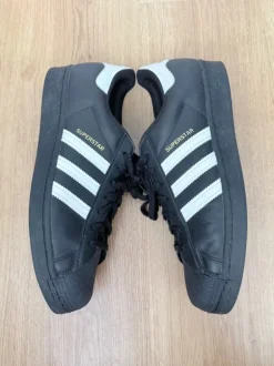 Black Adidas Superstar Sneakers