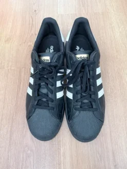 Black Adidas Superstar Sneakers