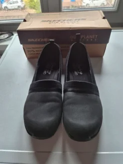 Black shoes 👞 from the brand Skechers