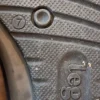 Blaue Halbschuhe