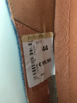 Blauwe loafers