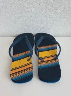 Blauwe teenslippers, mt 45 / 46 Olaian